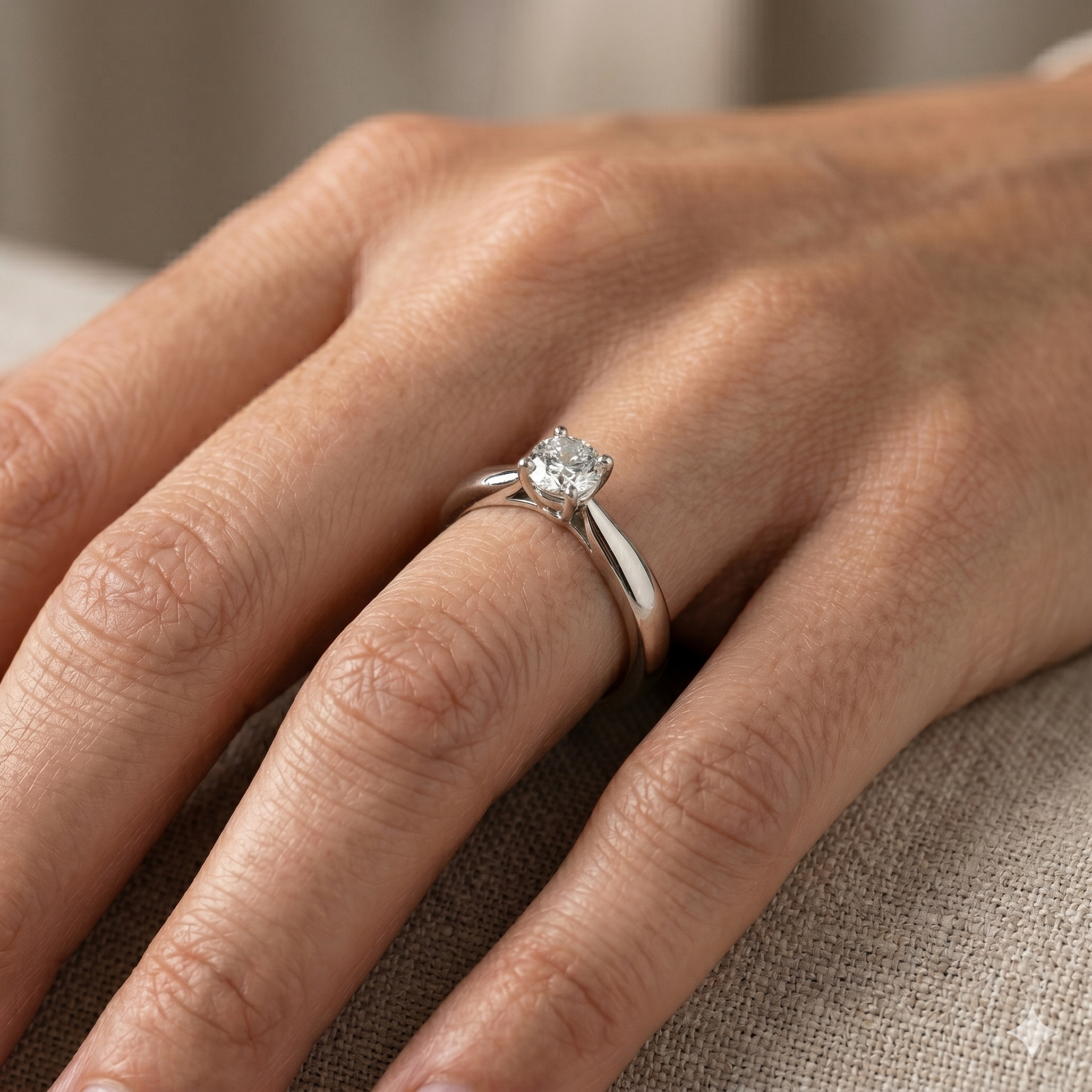 anello-platino-mezzo-carato-calzato-su-mano