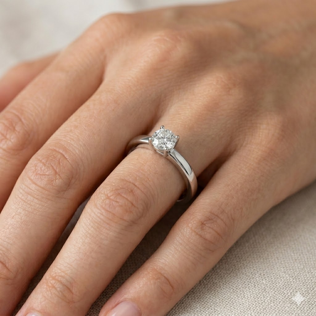 anello-solitario-0-35-carati-d-vs1-indossato-mano