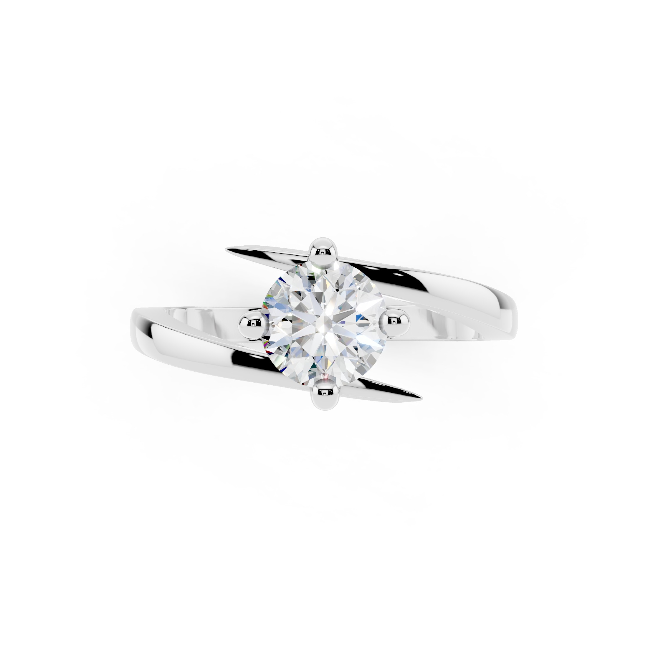 Anello-Fidanzamento-0.70-D-IF-Triplo-Excellent-GIA-2