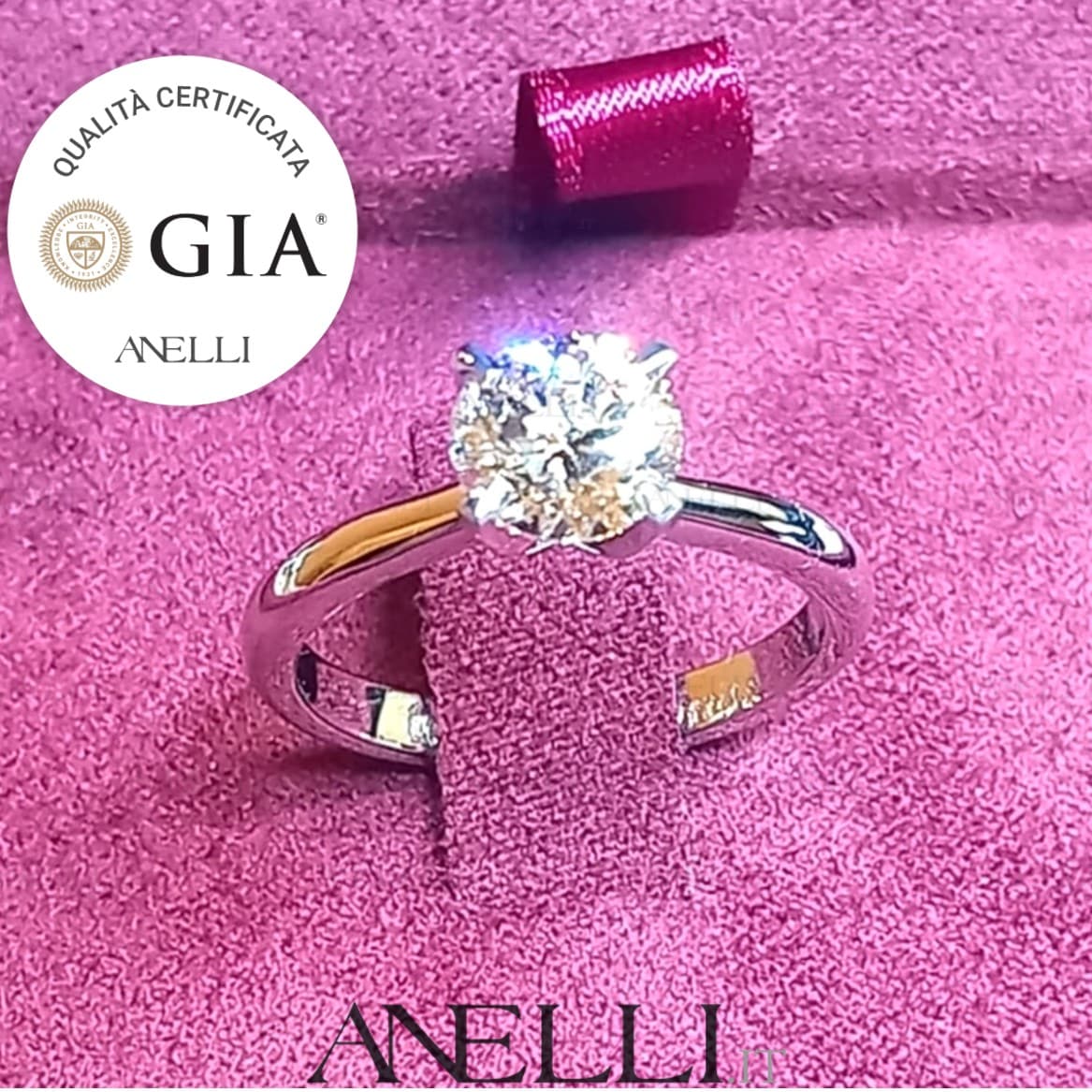Anello Fidanzamento 1 Carato Anello Fidanzamento 1 Carato