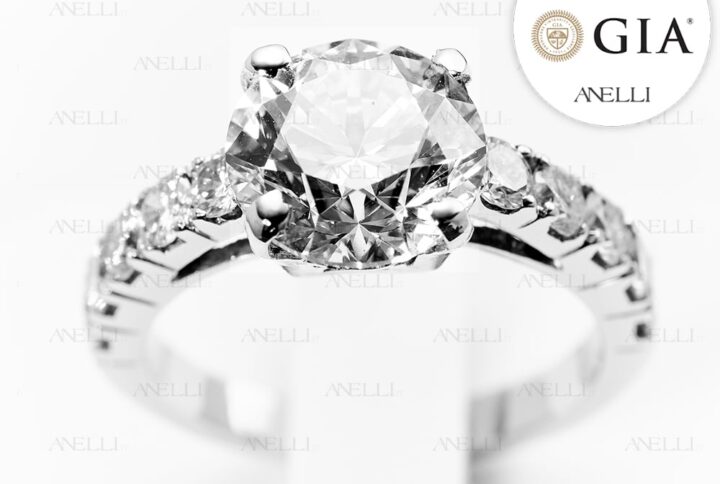 Anello Fidanzamento 3 Carati D-IF GIA
