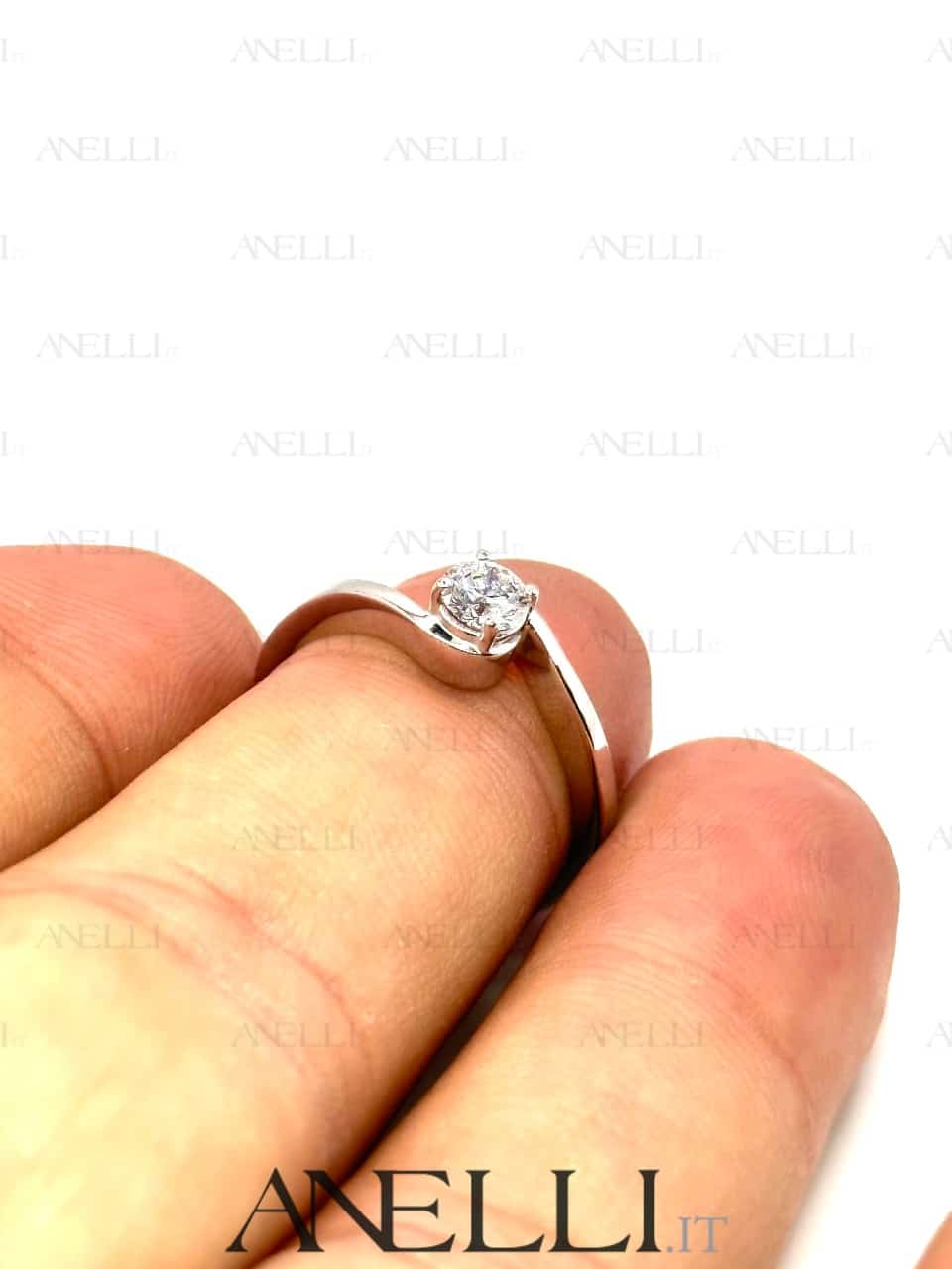 Anello Fidanzamento D-IF Triplo Excellent Anello Fidanzamento D-IF Triplo Excellent