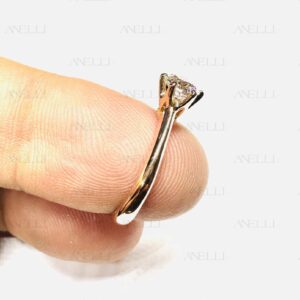 Anello Fidanzamento Oro Rosato