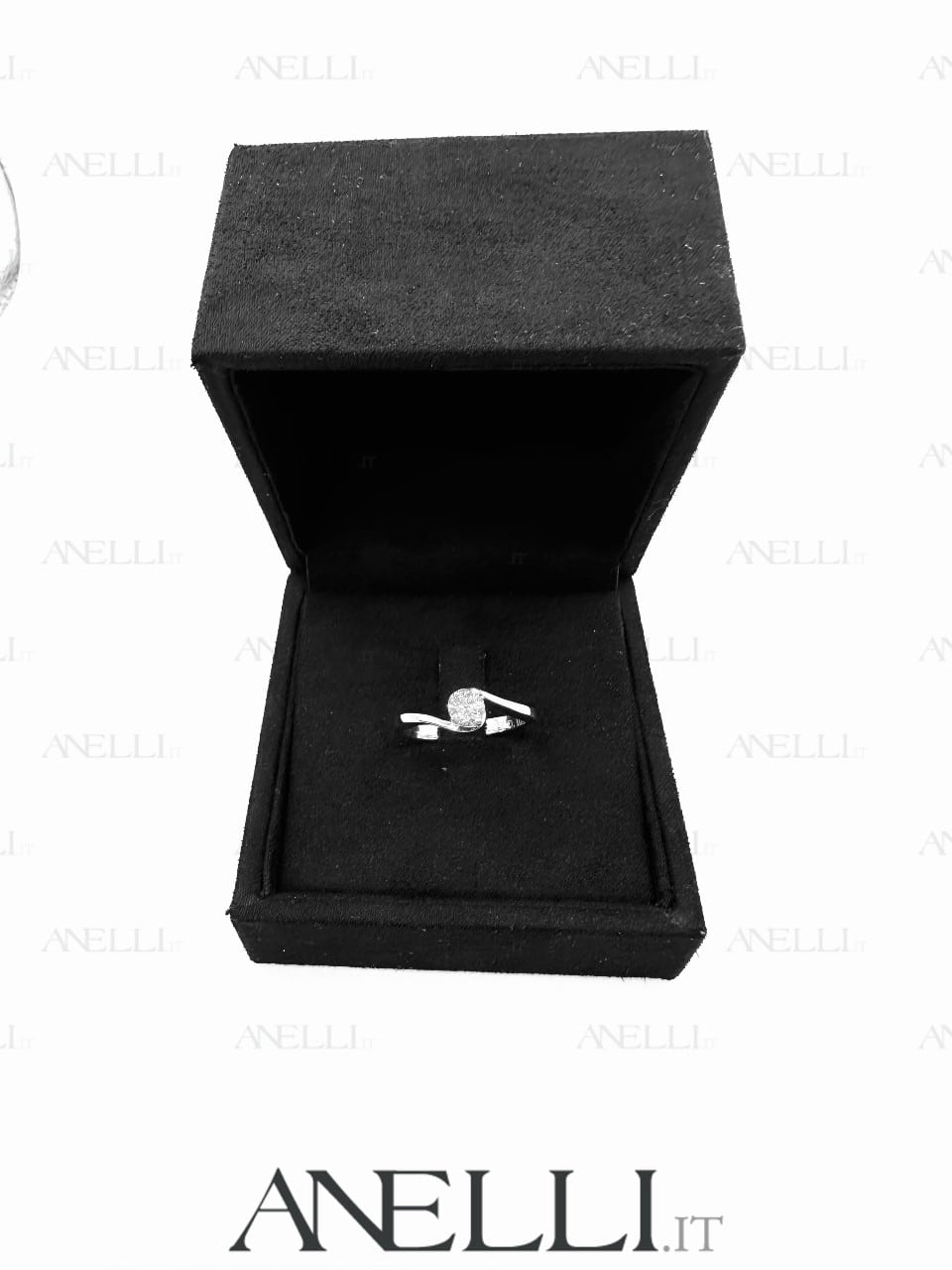 Anello Fidanzamento diamante D-IF Triplo Excellent Anello Fidanzamento diamante D-IF Triplo Excellent