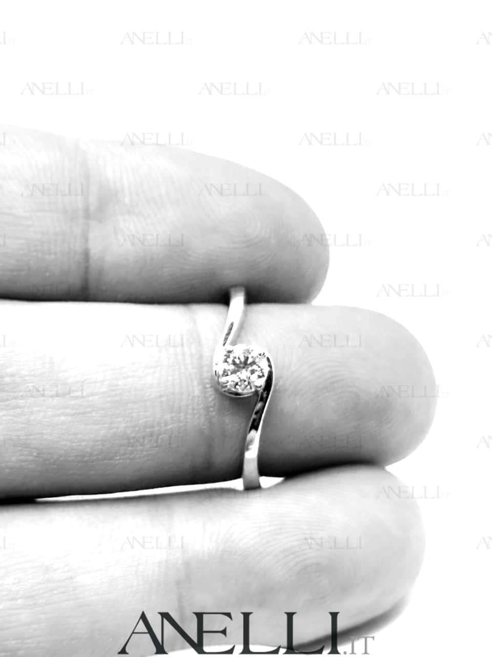 Anello Fidanzamento diamante IF Triplo Excellent Anello Fidanzamento diamante IF Triplo Excellent