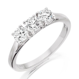 Anello Trilogy 3 da 0.40 F-VS1 GIA