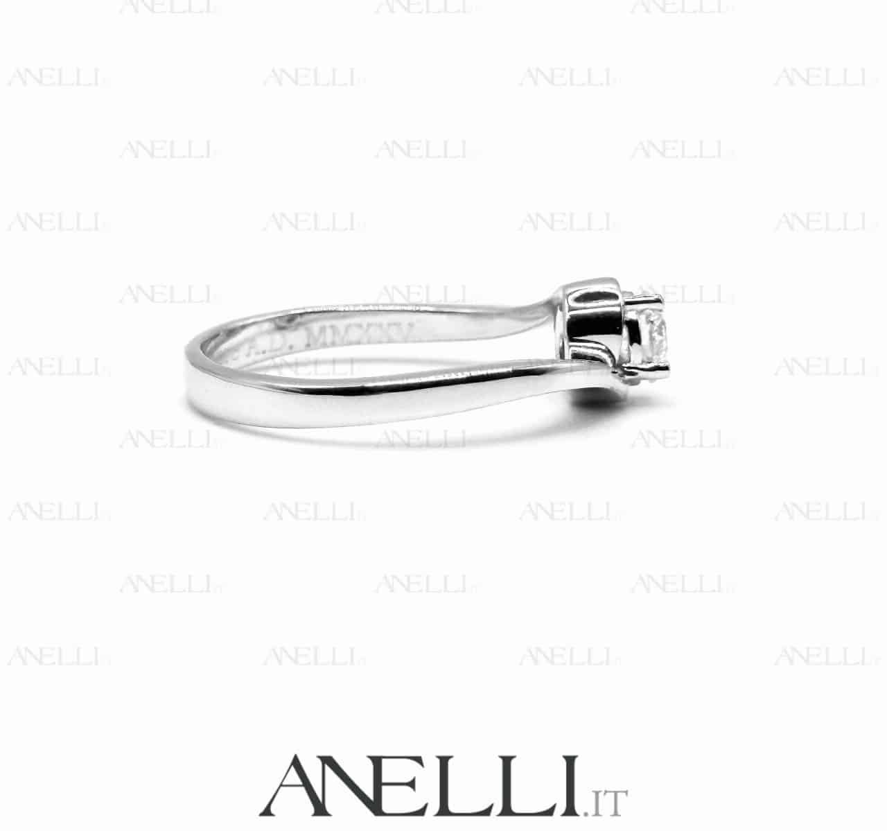 Anello di Fidanzamento diamante D IF Triplo Excellent Anello di Fidanzamento diamante D IF Triplo Excellent