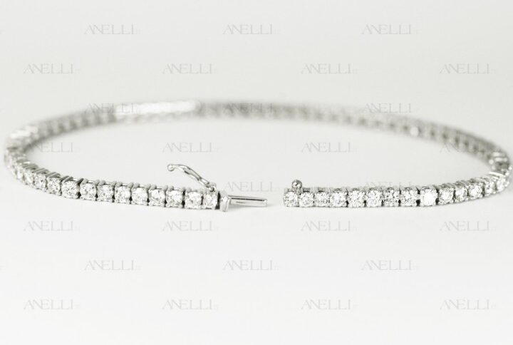 Bracciale Tennis 3 Carati colore F purezza VS1
