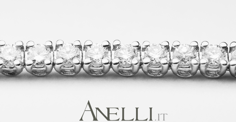 Bracciale Tennis con Diamanti 4 Carati F-VS1-1 Bracciale Tennis con Diamanti 4 Carati F-VS1-1