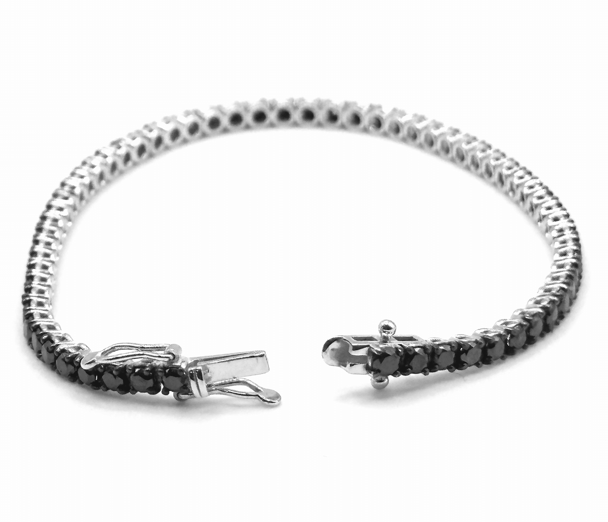 Bracciale tennis diamanti neri Bracciale tennis diamanti neri
