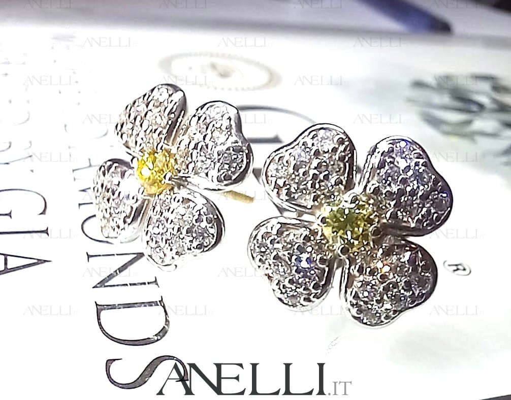 Orecchini Diamanti Fancy Yellow Orecchini Diamanti Fancy Yellow