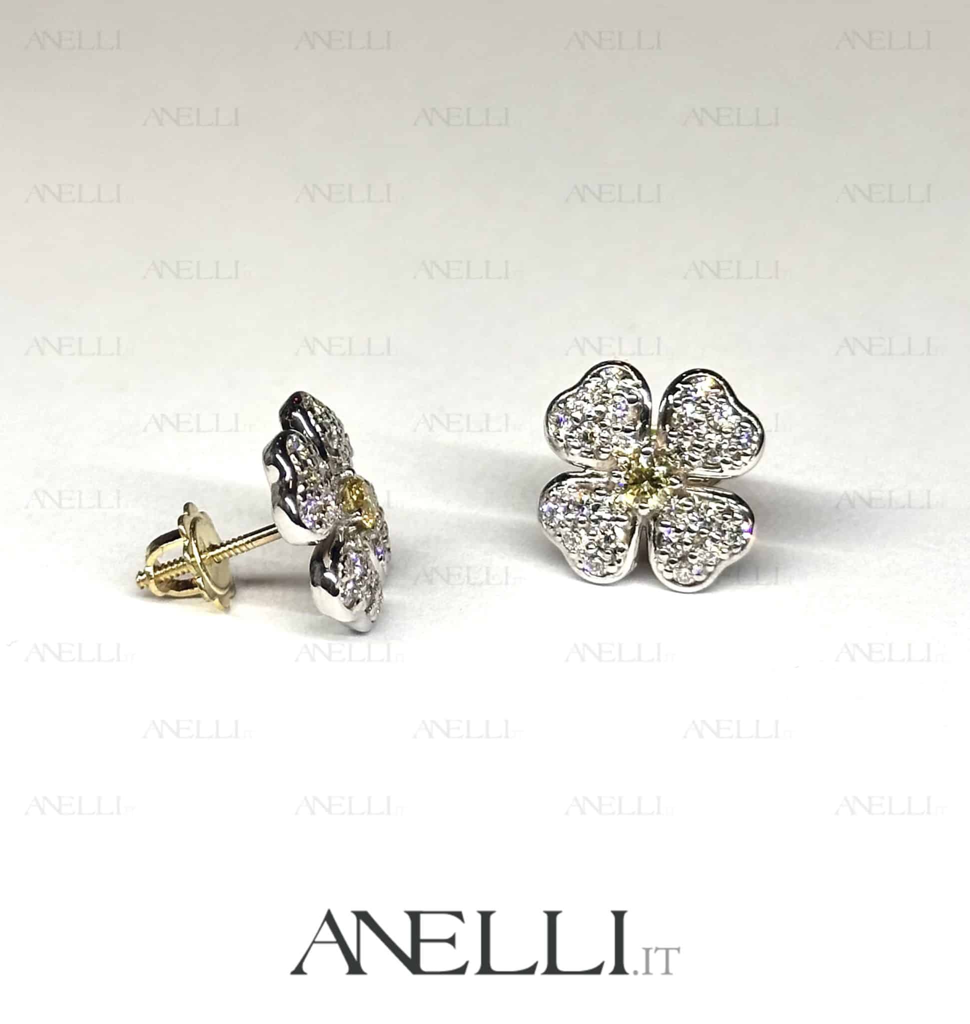 Orecchini Diamanti Gialli Orecchini Diamanti Gialli