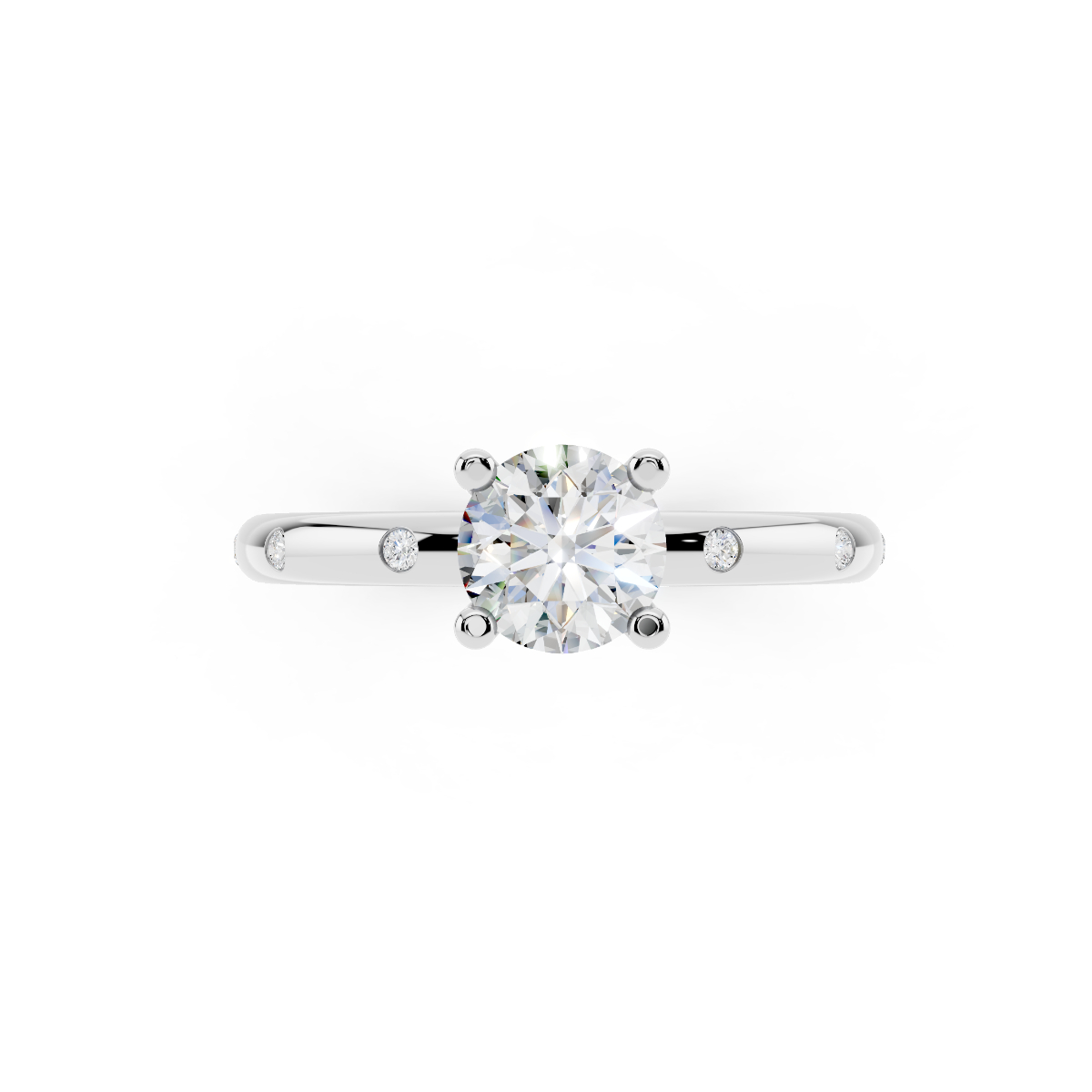 Solitario 0.70 D-IF Triplo Excellent GIA
