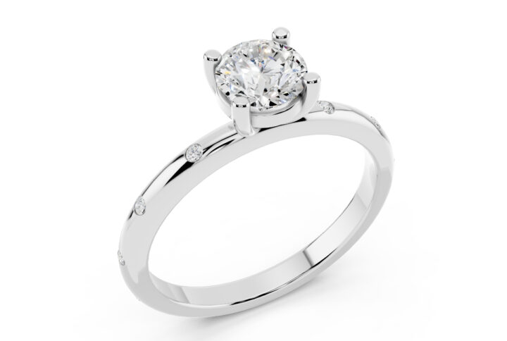 Solitario 0.70 F-VS1 Triplo Excellent GIA