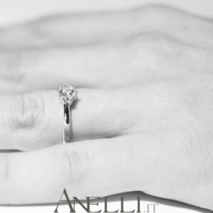 Solitario Classico con Diamante 0,38 ct colore D purezza VS1-3
