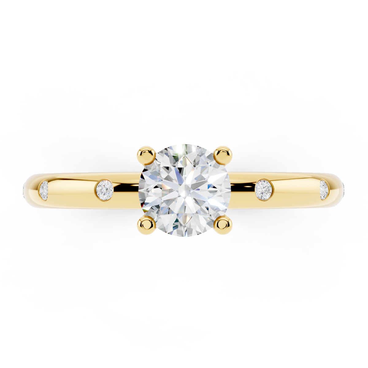 Solitario Elegante 0.50 Carati GIA Solitario Elegante 0.50 Carati GIA