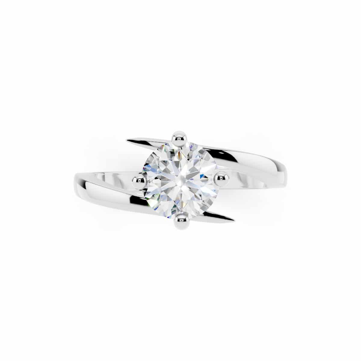 Solitario Fidanzamento 1 carato F-VS1 GIA Solitario Fidanzamento 1 carato F-VS1 GIA