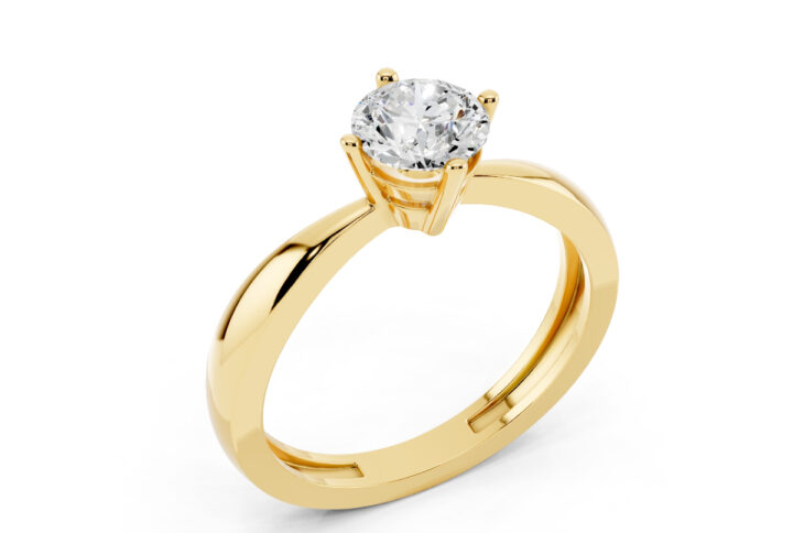Solitario Fidanzamento Diamante 0.70 D-VS1 GIA 1