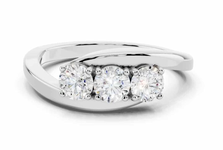Trilogia 1 Carato D-VVS1 Triplo Excellent GIA