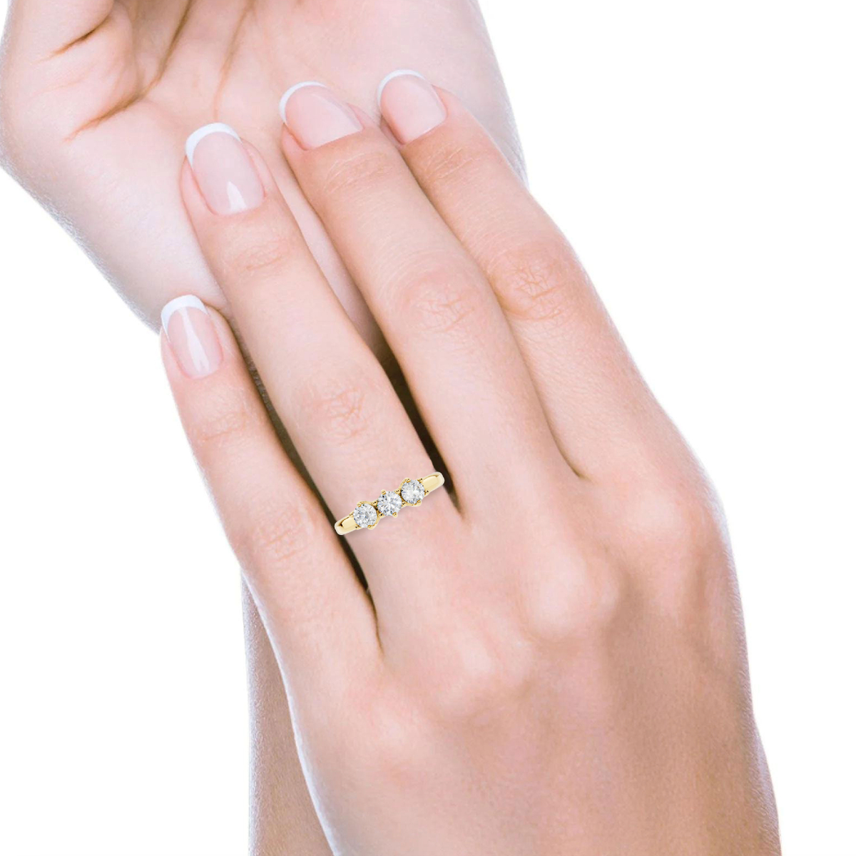 anello trilogy diamanti 1 anello trilogy diamanti 1